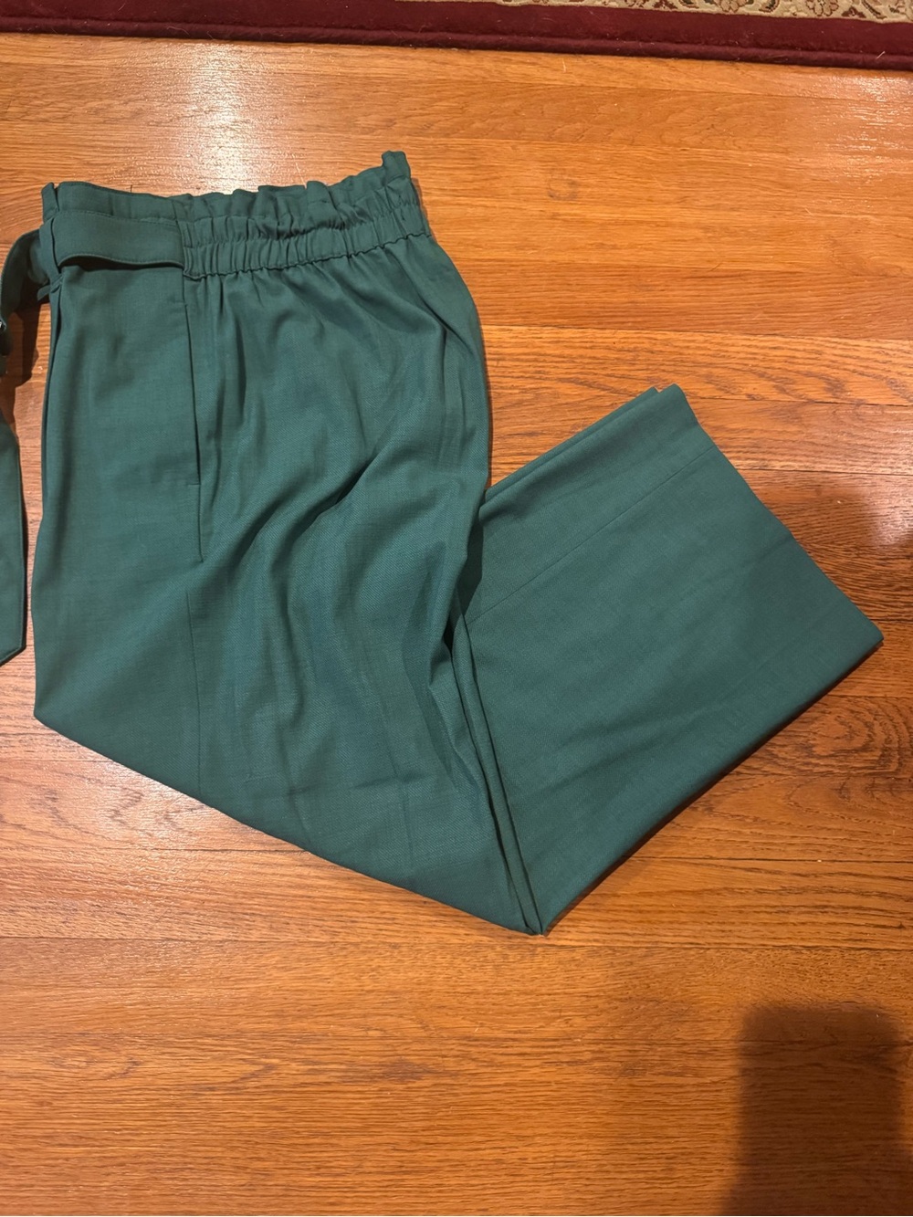 Women’s Liverpool Los Angeles Belted Paperbag Wide Leg Trousers - Size M